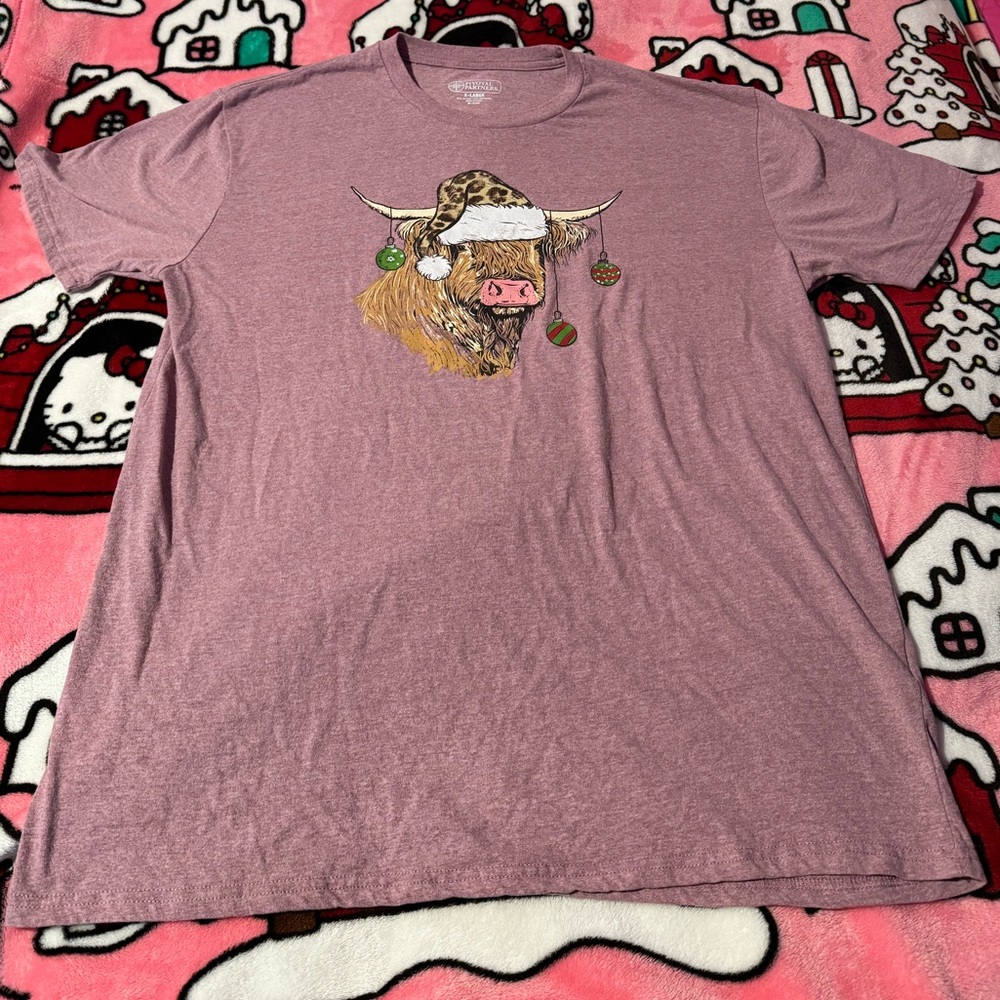Purple Christmas Graphic T-Shirt!